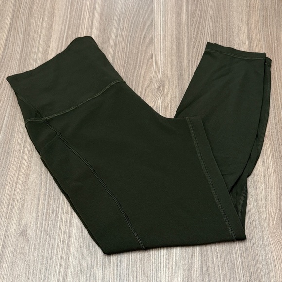 Lululemon Align High-Rise Pant with Pockets 25" in Dark Olive Size 12 - Picture 1 of 6